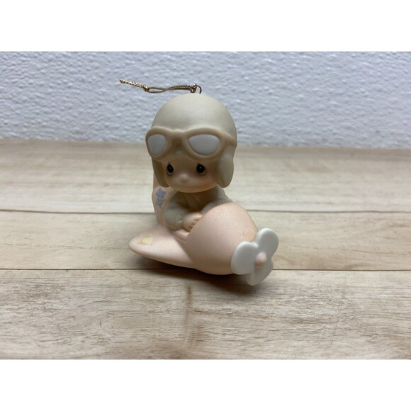 Vtg 1984 Enesco Precious Moments Have A Heavenly Christmas Ornament Figurine - Picture 2 of 10